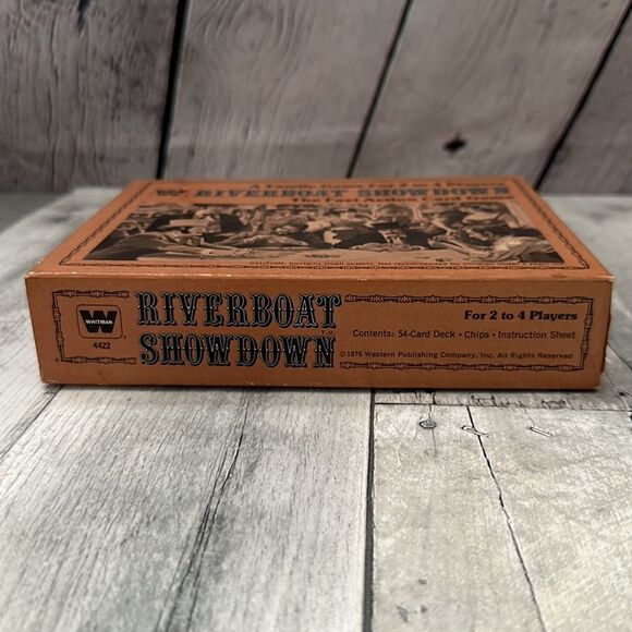 Riverboat Showdown (RARE) The Fast Action Card Game Vintage MCM 1976 - Picture 3 of 11
